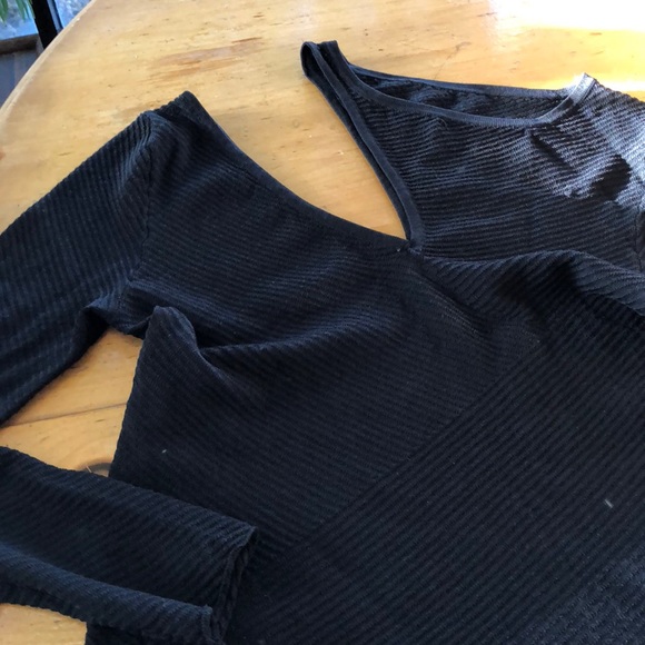 NWT Dian Von Furstenberg asymmetric cut out top - Picture 5 of 8